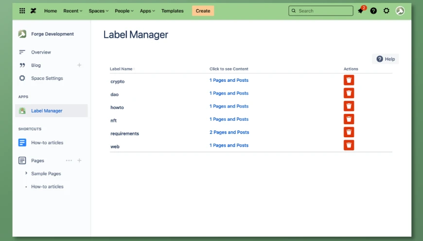 Confluence Labels and Why to Use Them